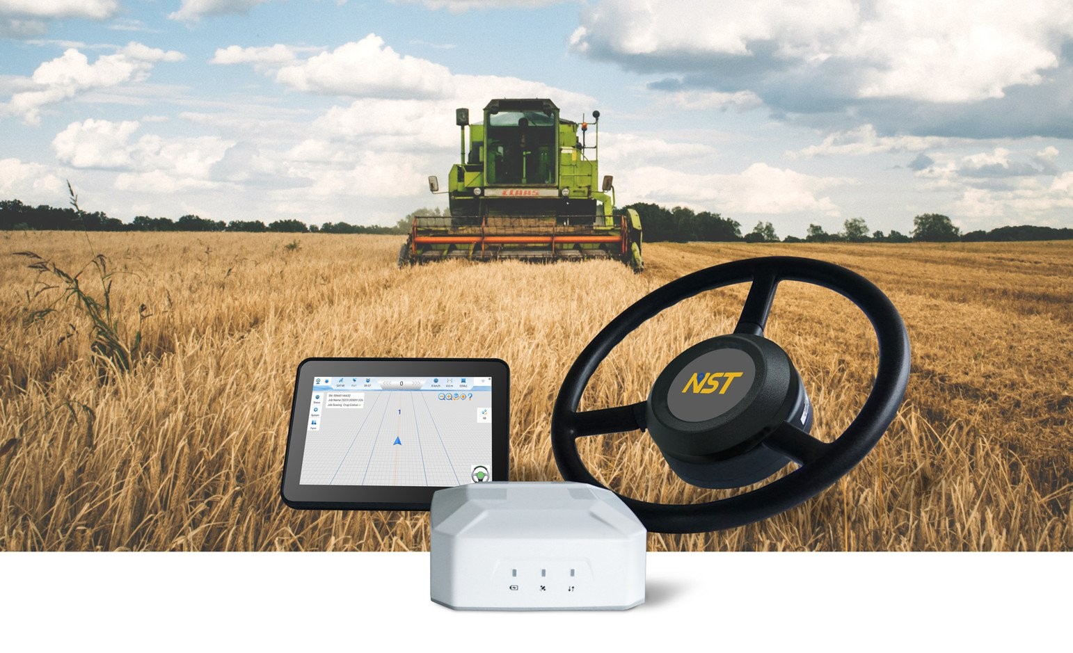 Landwirtschaftliche Navigation – Automatisches Lenksystem