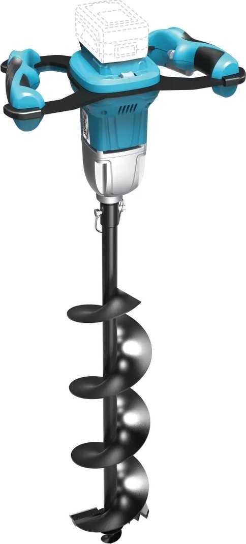 Dedra 18-V-Bodenbohrmaschine ohne Bürste, Bohrer 15 cm
