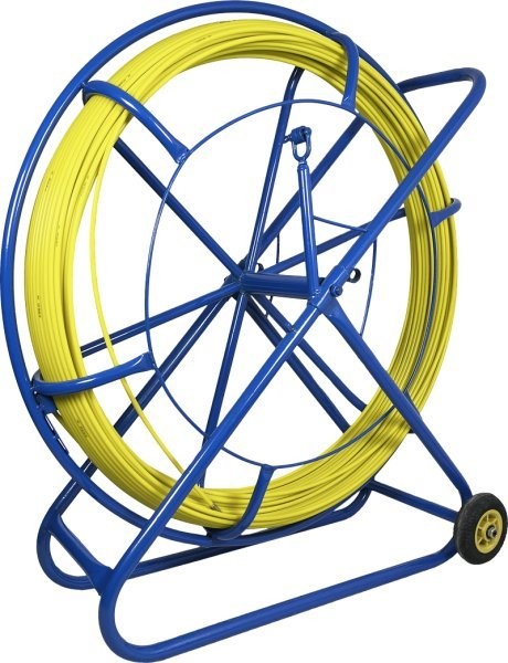 Q-Lantec FRP-Faserglas-Zugseil für Kabel Ø 10 mm, 300 m, mit Rollen von Q-LANTEC
