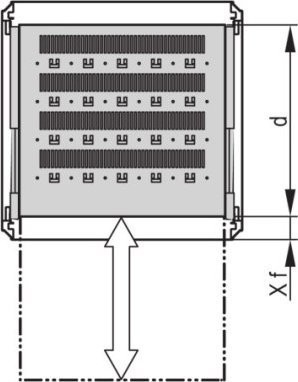 SCHROFF 19-Zoll-Teleskopschiene für Varistar, Novastar, Eurorack, 70 kg, RAL 7035, 600W 600D