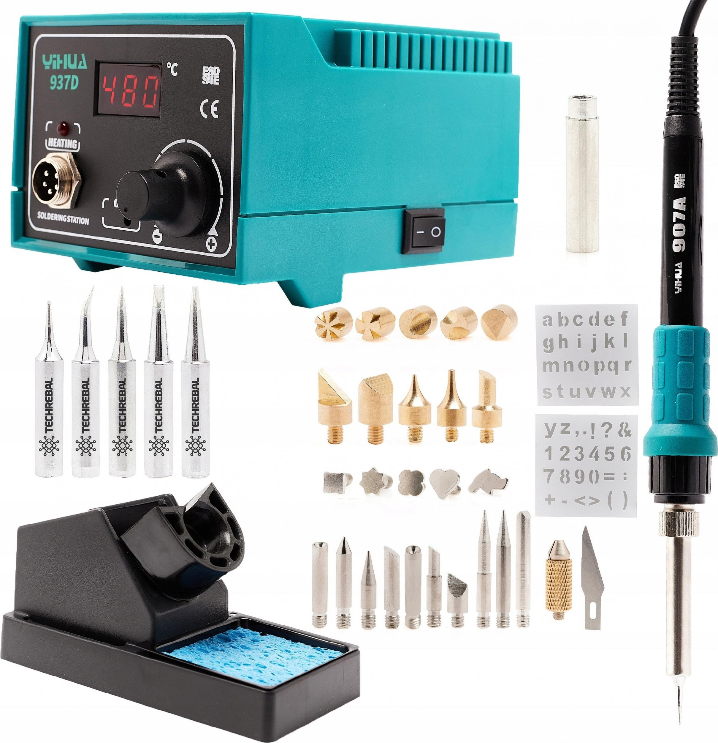 Techrebal PIROGRAF LÖTLAMPEN-HOLZBRENNER MEGA-SET