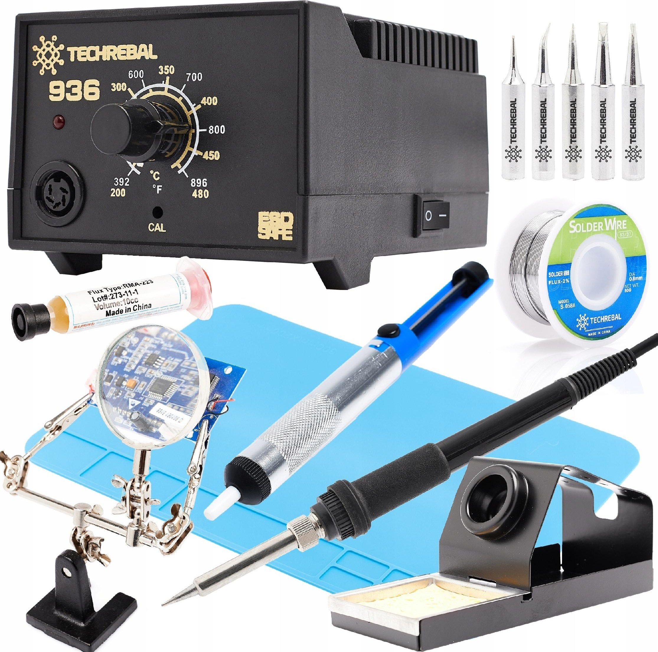 Techrebal LÖTSTATION LÖTSTIFT MIT LÖTSPITZE SET