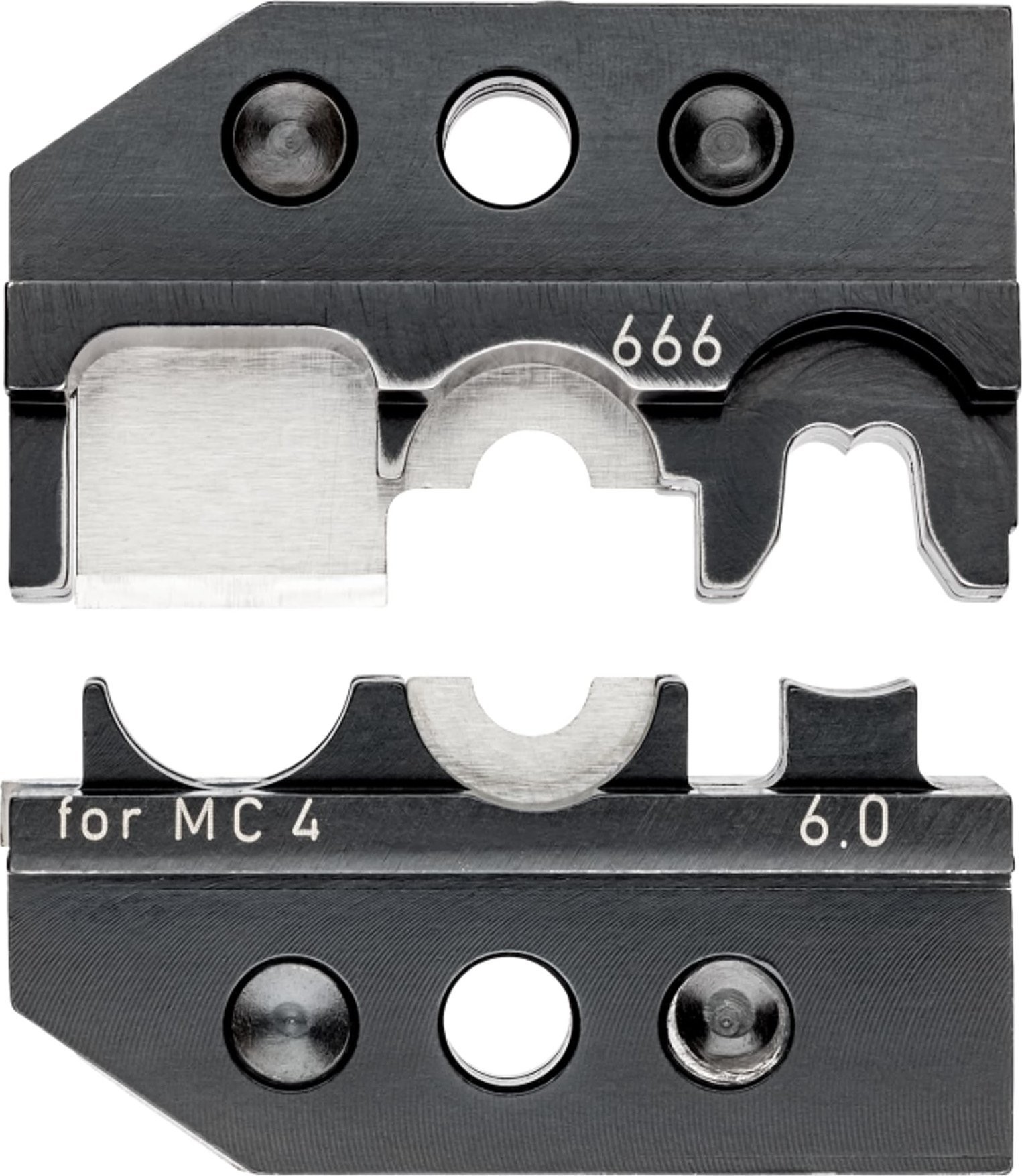 Knipex Crimp-Einsatz für MC4-Solarstecker (6 mm²), Crimpzange (für Zangen des KNIPEX-Crimpsystems, Art.-Nr. 97)