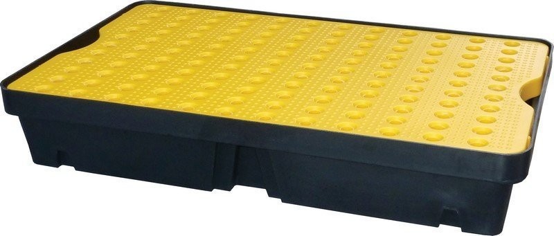 Topserw Auffangwanne mit Gitterrost, Fassungsvermögen 60 l, Maße 1000 x 600 x 175 mm