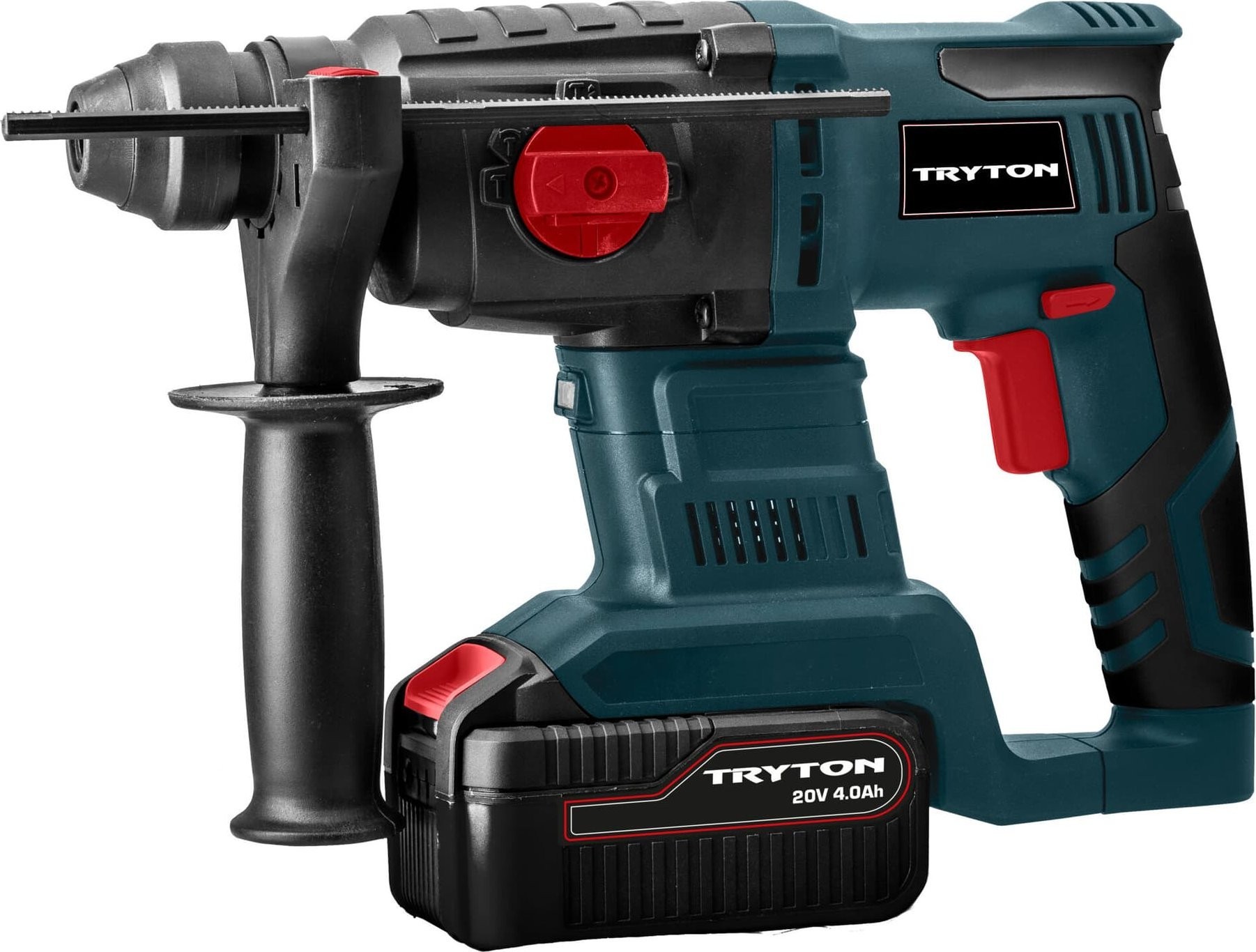 Tryton-Bohrhammer 20 V, SDS+, 4 Funktionen, 2-teilig, 2 x 4 Ah Akku
