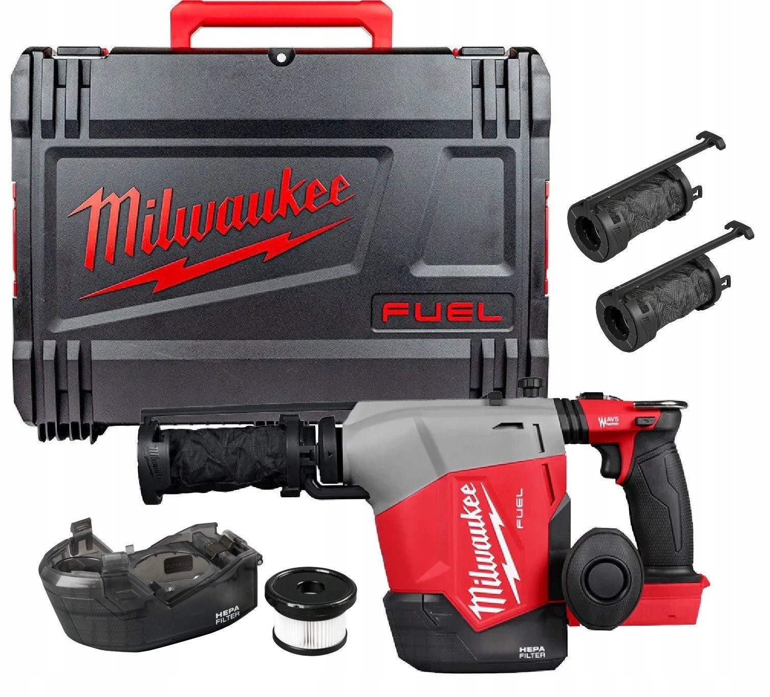 MILWAUKEE M18FHAFOH16-0 Akku-Hammer mit integrierter Absaugvorrichtung DDE-0 2,3 J Koffer