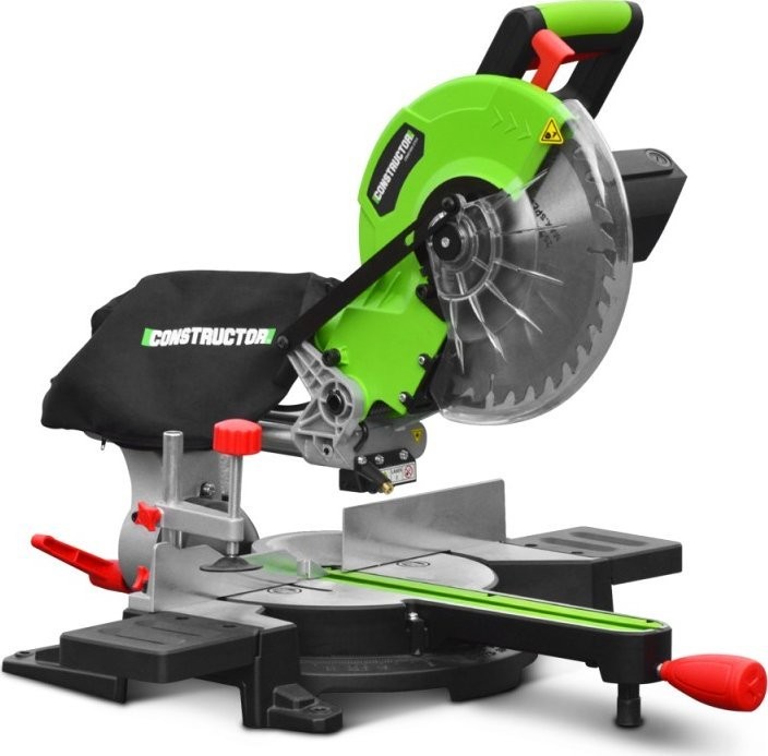 Beschaffung einer Kapp- und Gehrungssäge der Marke CONSTRUCTOR, Leistung 1800 W, Sägeblatt 254 mm, Laser