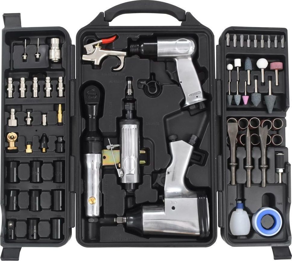 vidaXL Druckluftwerkzeug-Set, 70-teilig (142711)