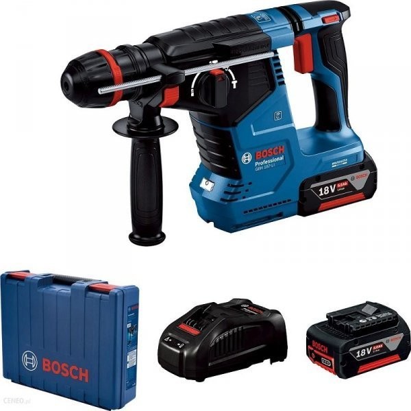 Bosch Schlagbohrmaschine GBH 187-LI, 2 x 5,0 Ah, ONE CHUCK, im Koffer