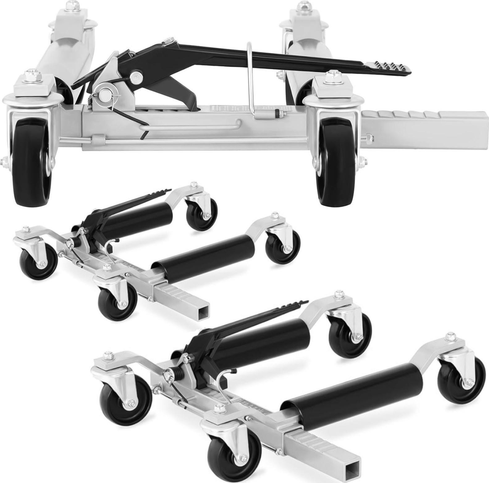 MSW Hydraulischer Transportwagen für Fahrzeugräder, 567 kg, 2 Stück