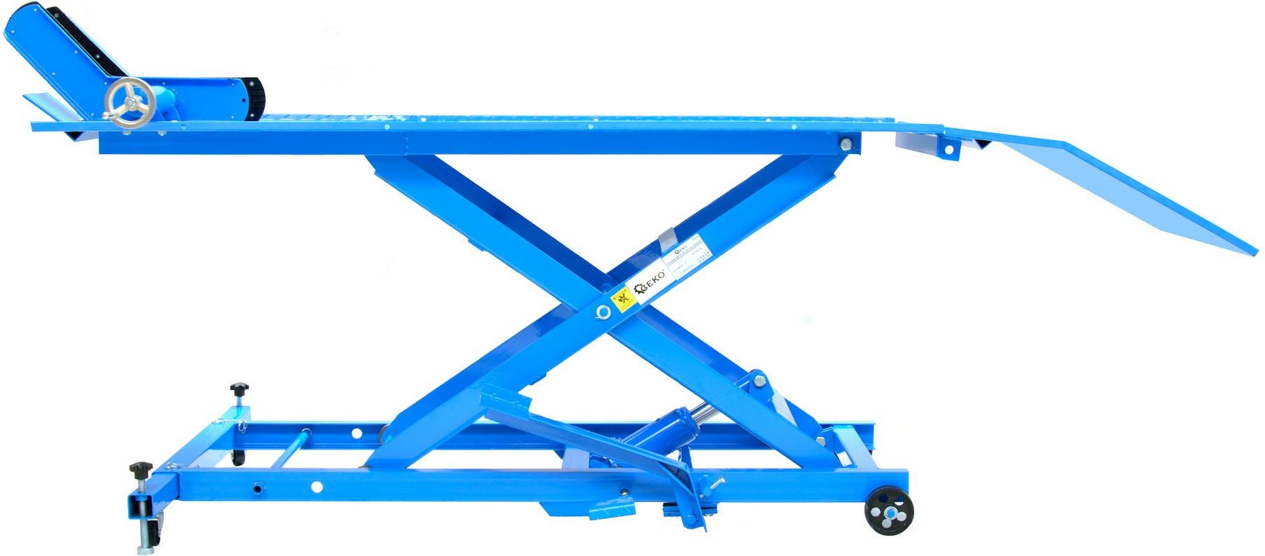 Geko Motorrad-Hebebühne mit Plattform, 450 kg