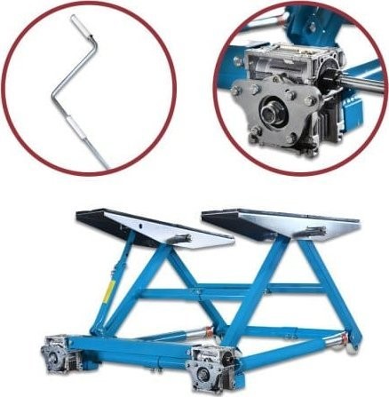 Mobiler Kippständer für Werkstätten, 2000 kg, aus Stahl, universell einsetzbar