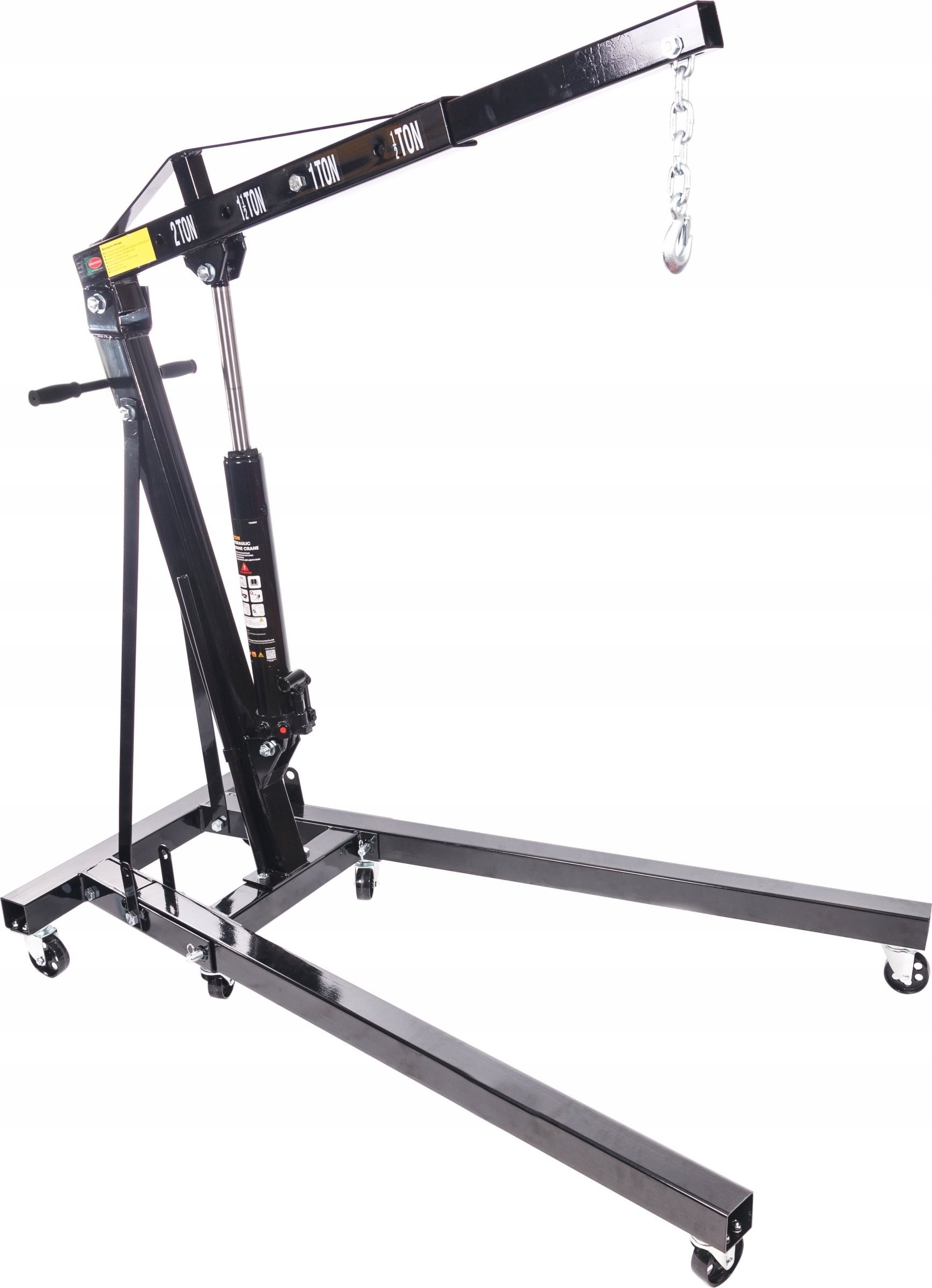 Rockforce 2-Tonnen-Werkstattkran – hydraulischer, klappbarer Motorheber