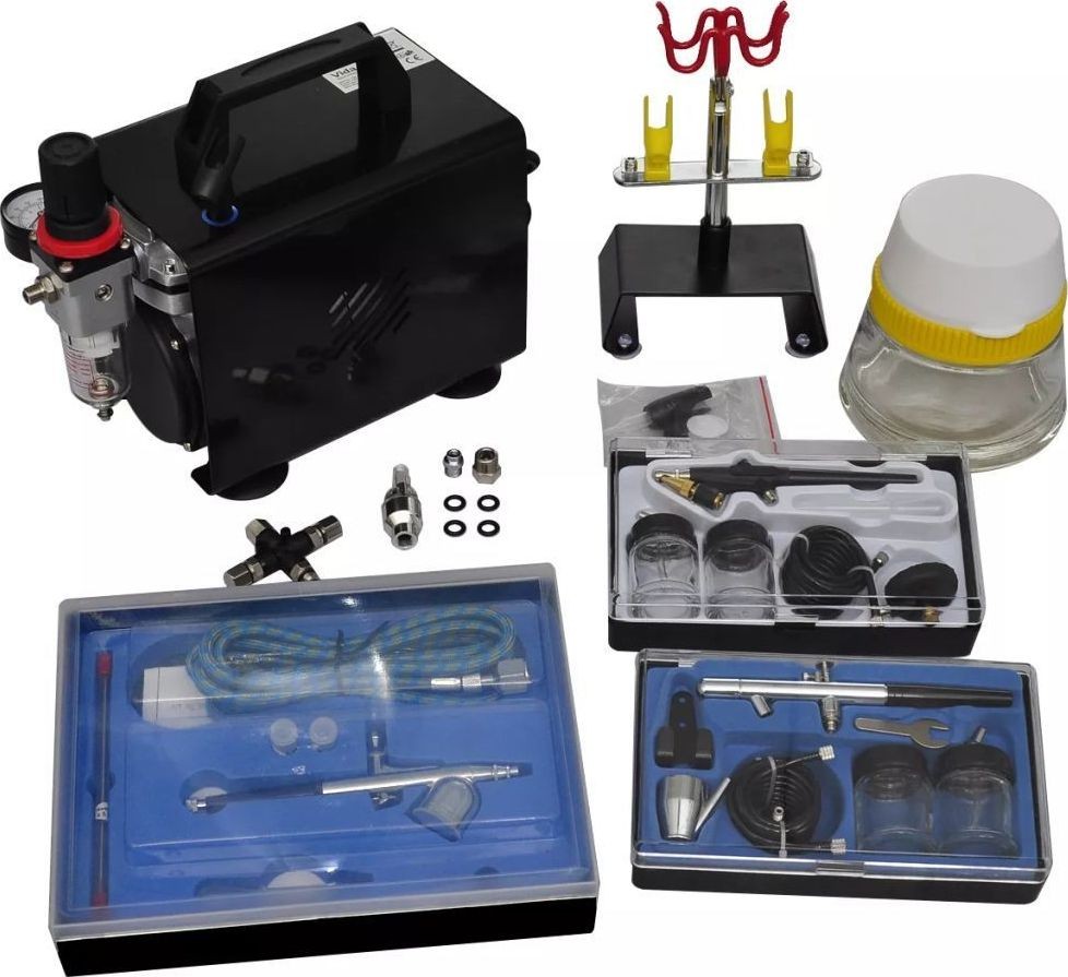 vidaXL Airbrush + Kompressor 140286
