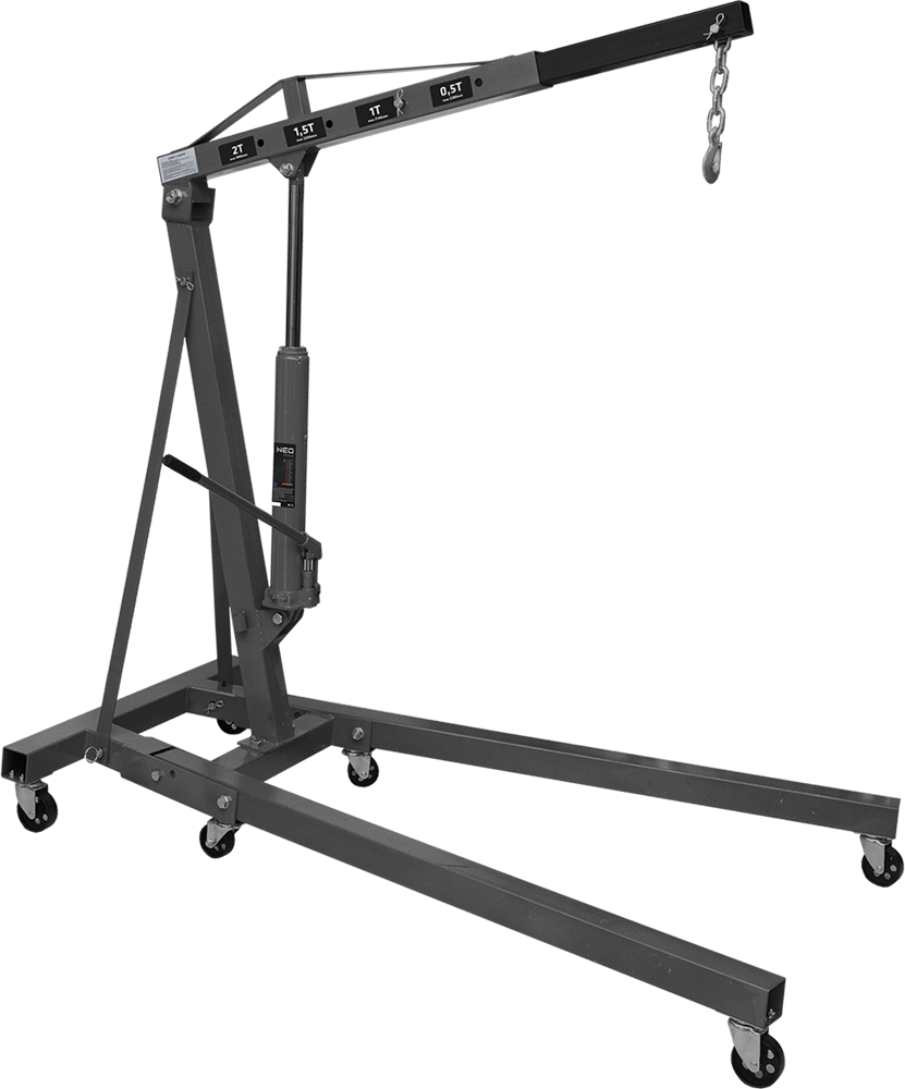 Neo Werkstatt-Hebebühne 2 t, 25–2382 mm, Kran (11-720)