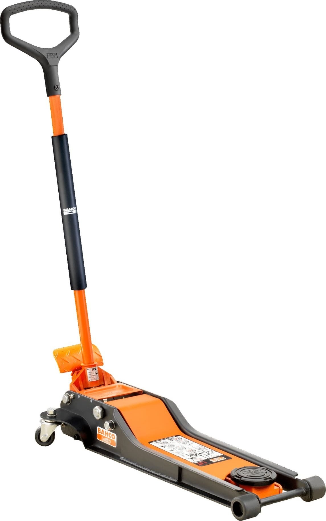 Bahco Bahco Hydraulikheber auf Rollen, 1,5 t, niedriger Einfahrbereich: min. 70 mm, max. 610 mm, Länge 960 mm