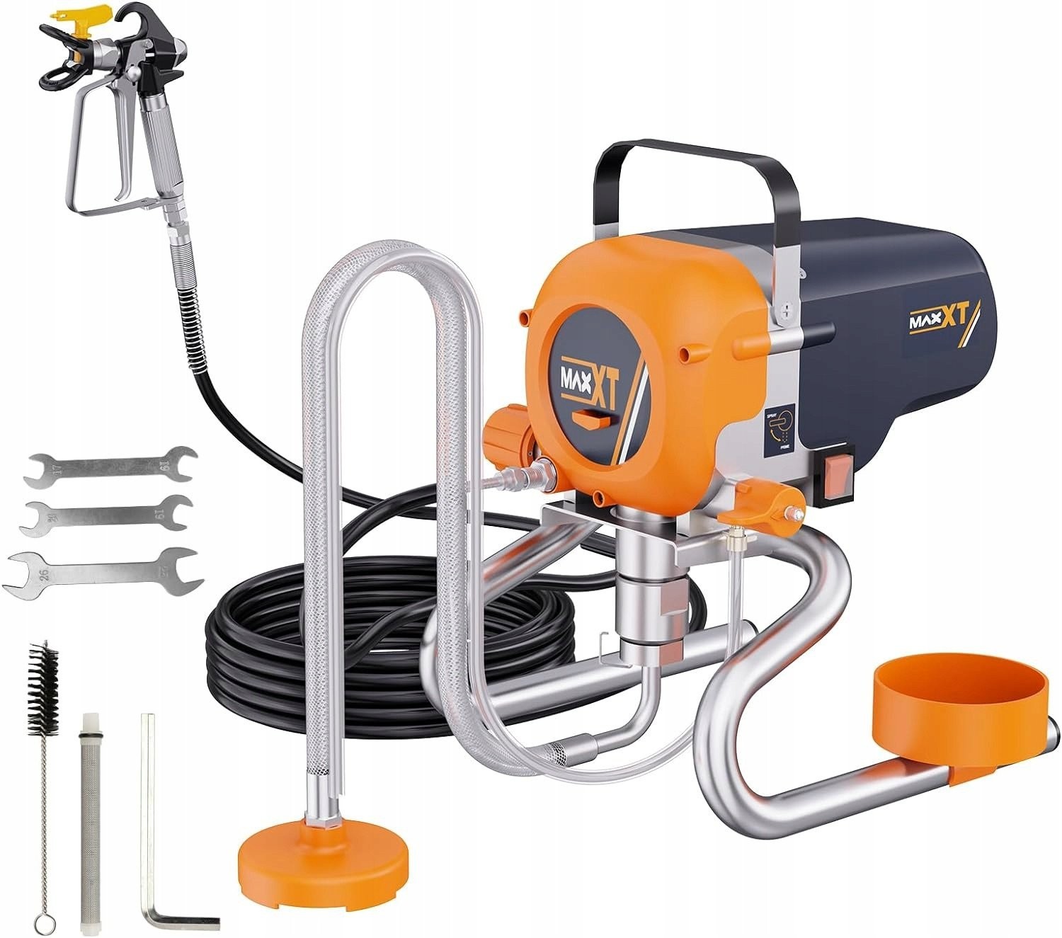 MAXXT Airless-Farbspritzgerät 1,6 l/min – 226 bar: Lack, Wand, Holz, Metall