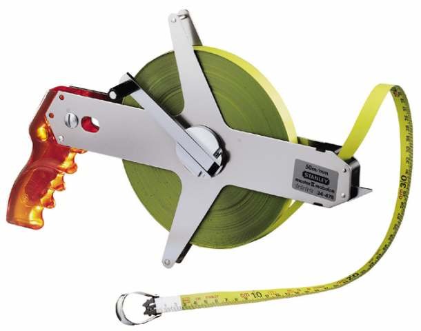 Stanley Stahlmaßband MASTER – MABOLON 50 m, 12,7 mm, 34-478