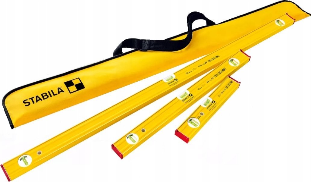 Stabila Set 80AS 30 cm + 80AS-2 60 + 80AS-2 120 cm in einer Tragetasche