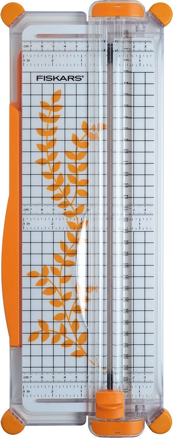 Fiskars FISKARS A4-Schiebe-Schneidemaschine, 30 cm, drehbare Klinge