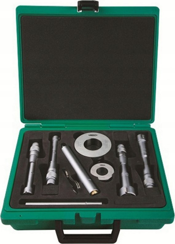 Insize 3-Punkt-Mittelbohrer, analog, 20-50/0,005, Set + Ring