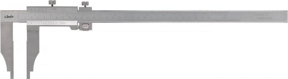 Messschieber mit präziser Einstellung, unbegrenzt, 500 x 150 mm