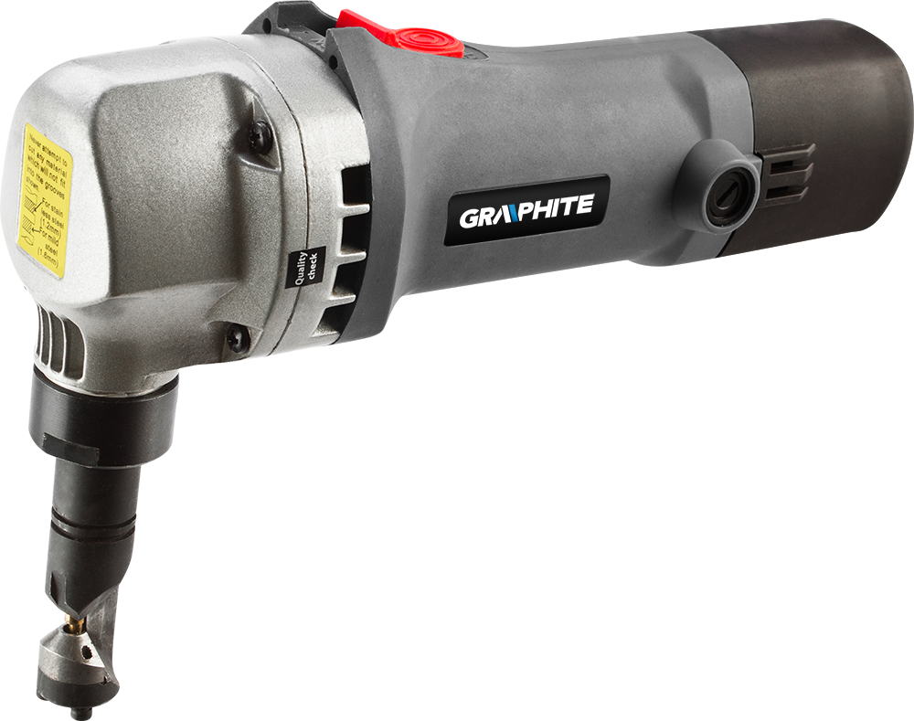 Graphite Blechschere für Wellblech und Trapezblech, 500 W + Koffer – 59G401