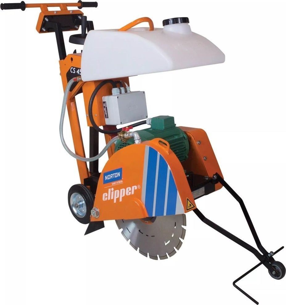 Norton Clipper CS451E Elektrische Fahrsäge für Beton und Asphalt, 450 mm, 5,5 kW