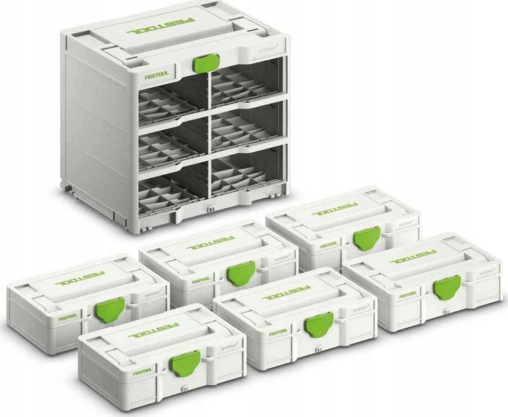 Systainer-Ständer SYS3-RK/6 M 337-Set mit 6 FESTOOL-Systainern 577816