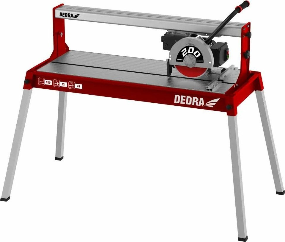 Dedra Fliesenschneider 800 W, 200 x 25,4 mm, max. Schnittlänge 620 mm