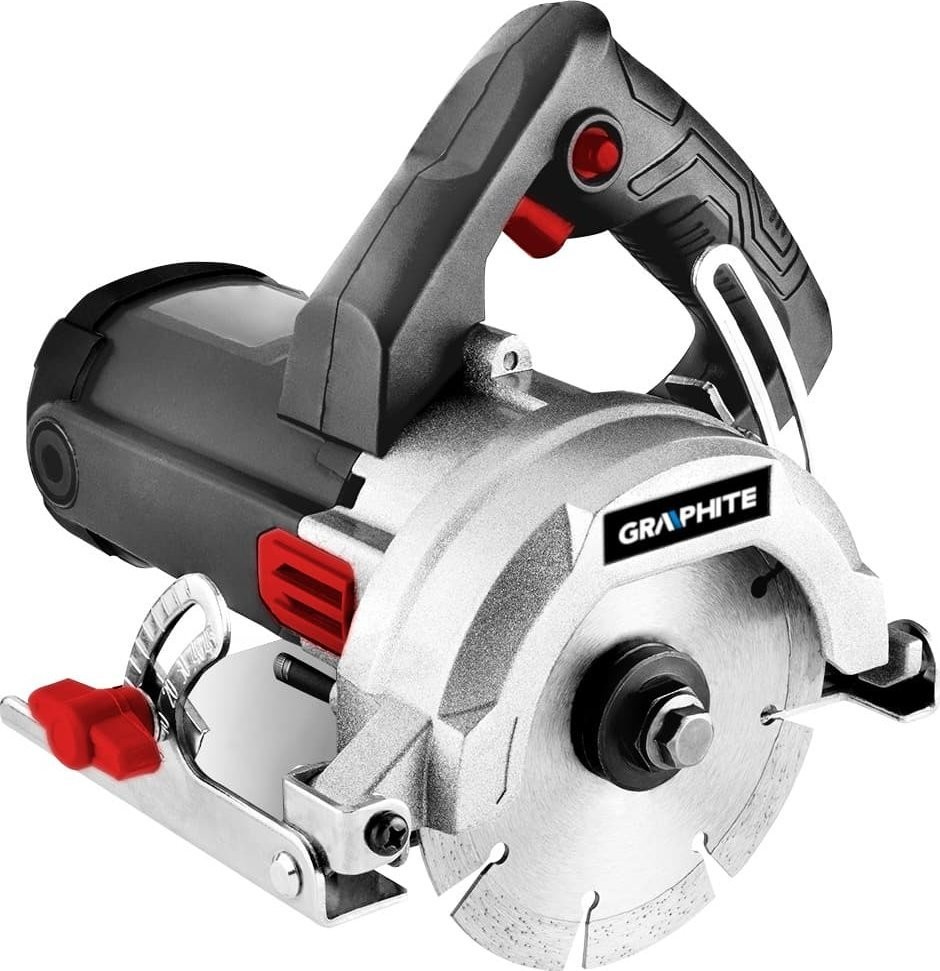 Graphite Fliesen- und Steinschneidemaschine 1400 W, 125 mm (59G888)