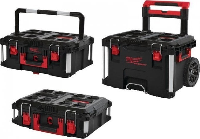 Milwaukee PACKOUT-KOFFERSET, 3-TEILIG