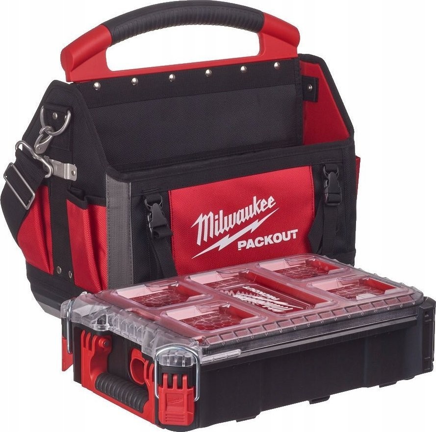 Milwaukee-Set (40-cm-Tasche und halbstarker Koffer) Packout