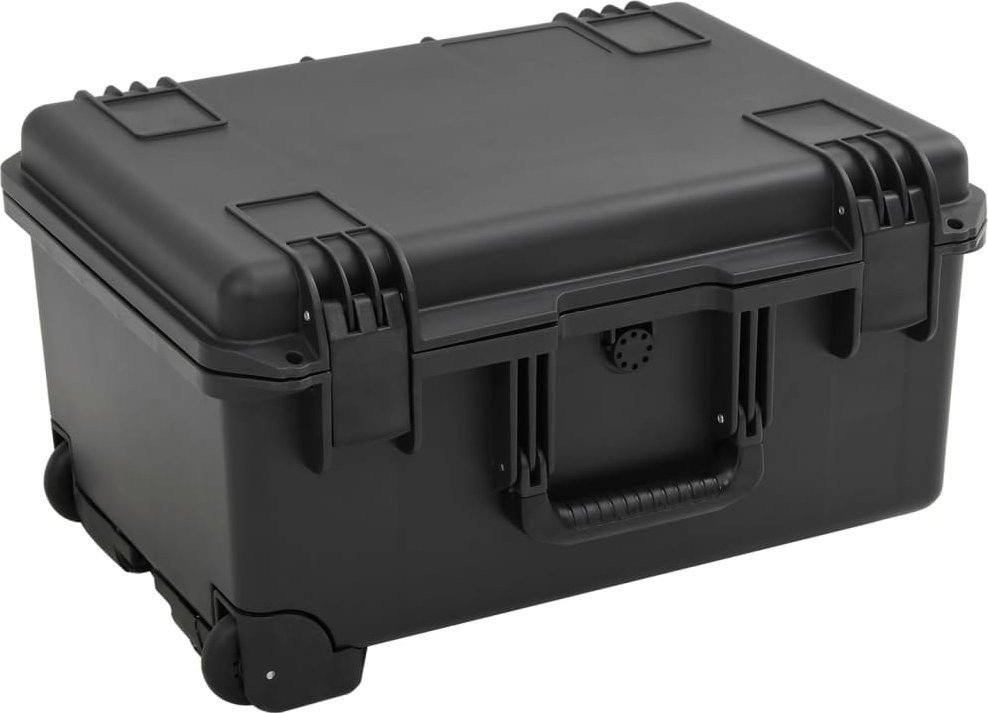 vidaXL Werkzeugkoffer im Flugkoffer-Design, schwarz, 54 x 41,5 x 29 cm, PP