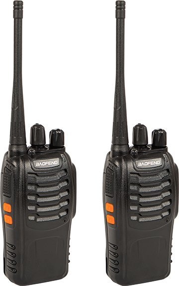 Baustellenfunkgerät Blow 24-928 PMR-Funkgerät BF-888S 2W, 2 Stück Baofeng