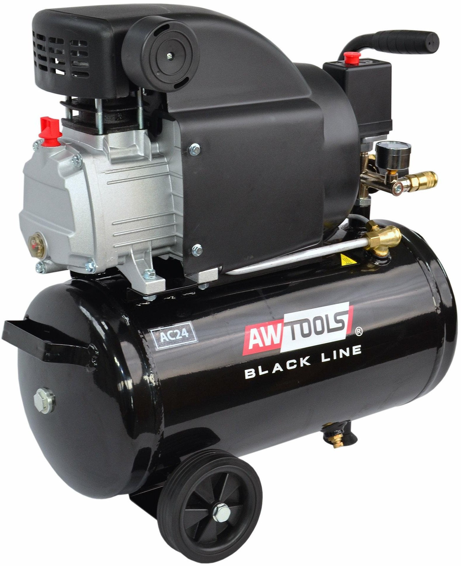 AWTOOLS Kompressor AC24 24 l 2,0 PS BLACK LINE