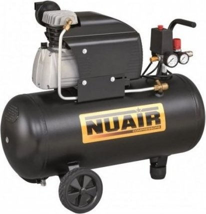 Nuair-Kompressor, ölgeschmiert, 50 l, 8 bar, 2 PS (1 Stück)