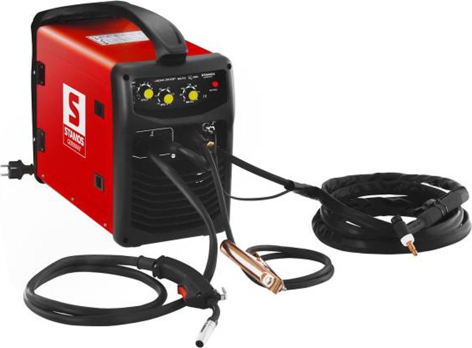Stamos Halbautomatisches Schweißgerät TIG MIG/MAG MMA 250 A IGBT Stamos Germany + 5 kg Schweißdraht (1007149)