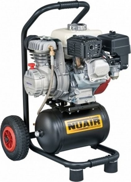 Nuair-Kompressor – Ölkompressor mit Verbrennungsmotor, Honda-Motor 9,5 l, 4 PS (1 Stück)
