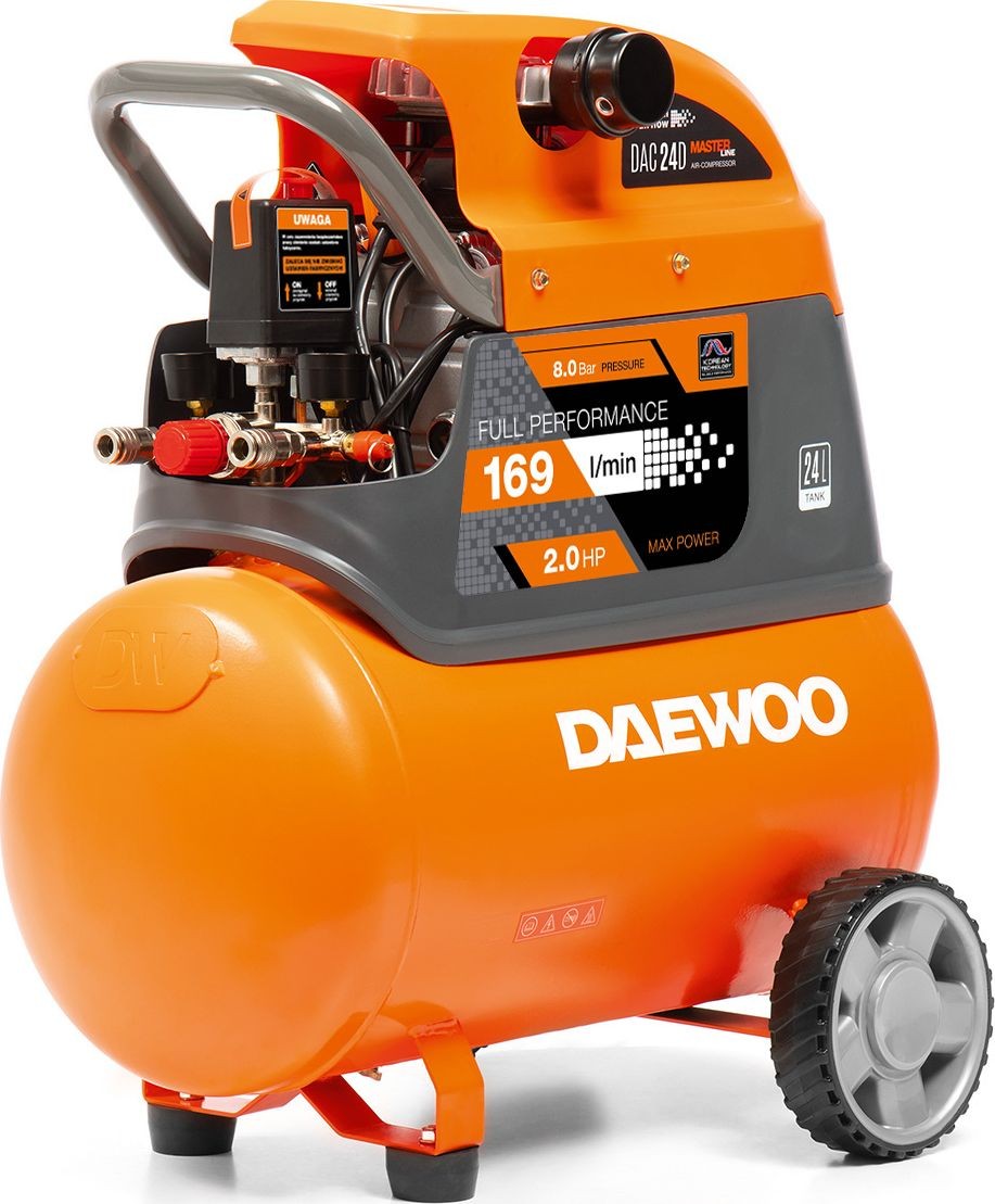 Daewoo-Kompressor, 8 bar, 24 l