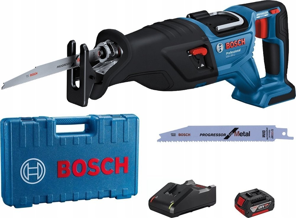 Bosch-Säbelsäge GSA 185-LI 1x5,0 Ah + GAL 18-40