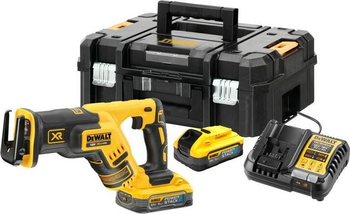 Dewalt-Säbelsäge AKKU-SÄBELSÄGE 18 V XR 2 × 5,0 Ah TSTAK