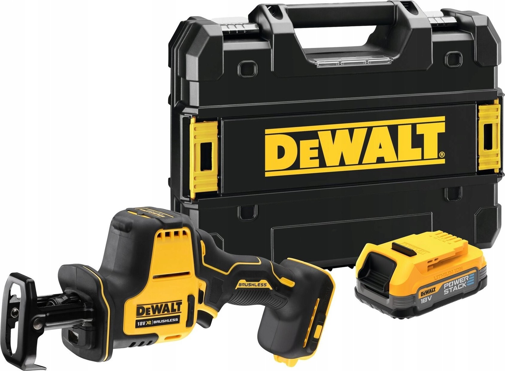Dewalt 18-V-XR-Säbelsäge, 1 x 1,7-Ah-PowerStack-Akku