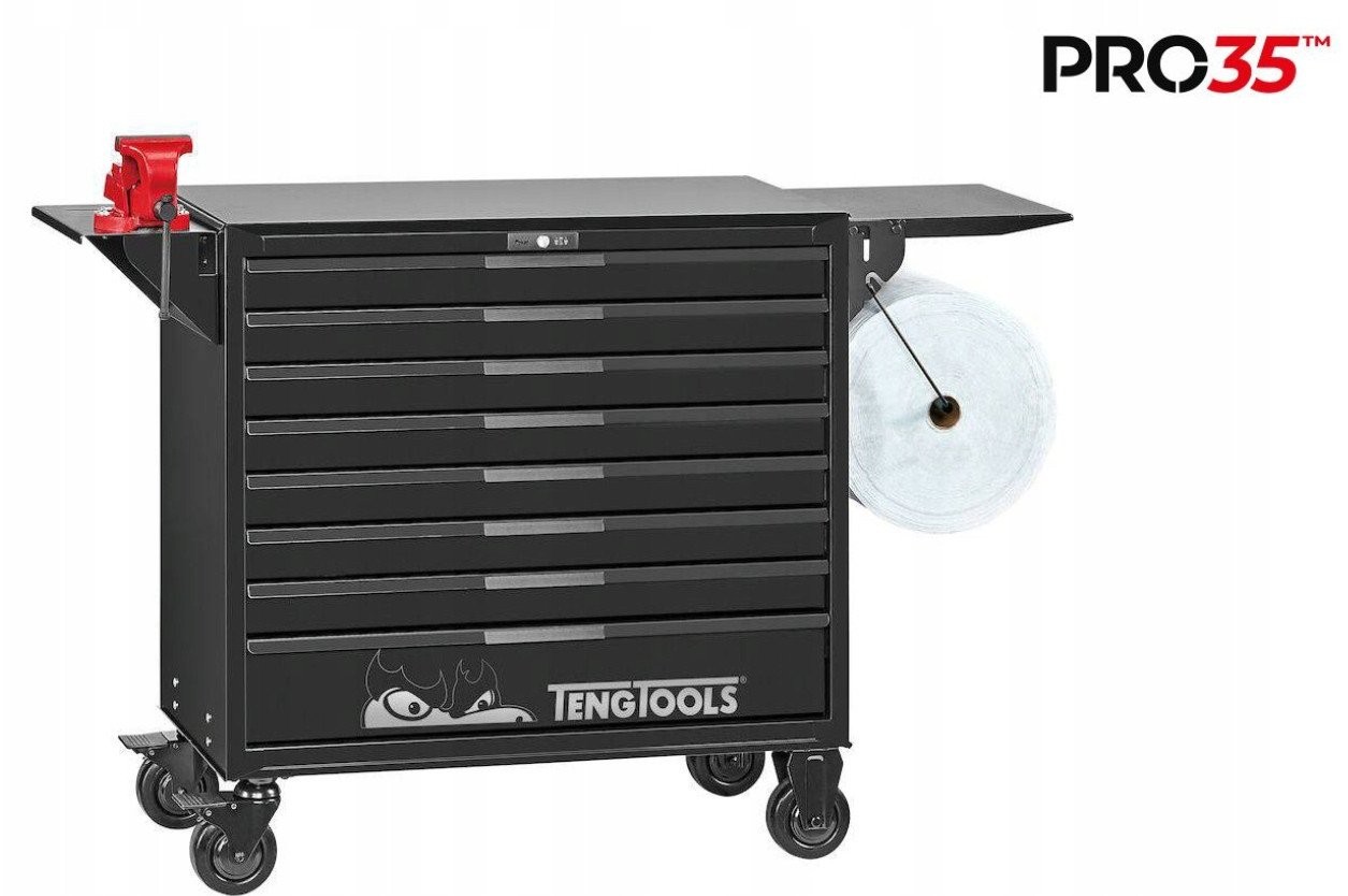 Werkzeugkoffer TKW37B1008T PRO35TM inklusive 1008-teiligem Werkzeugset