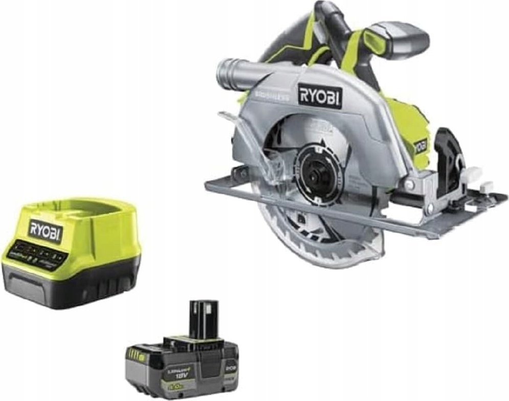 Ryobi RYOBI 18V ONE+ bürstenlose Handkreissäge R18CS7-140GZL 184 Set