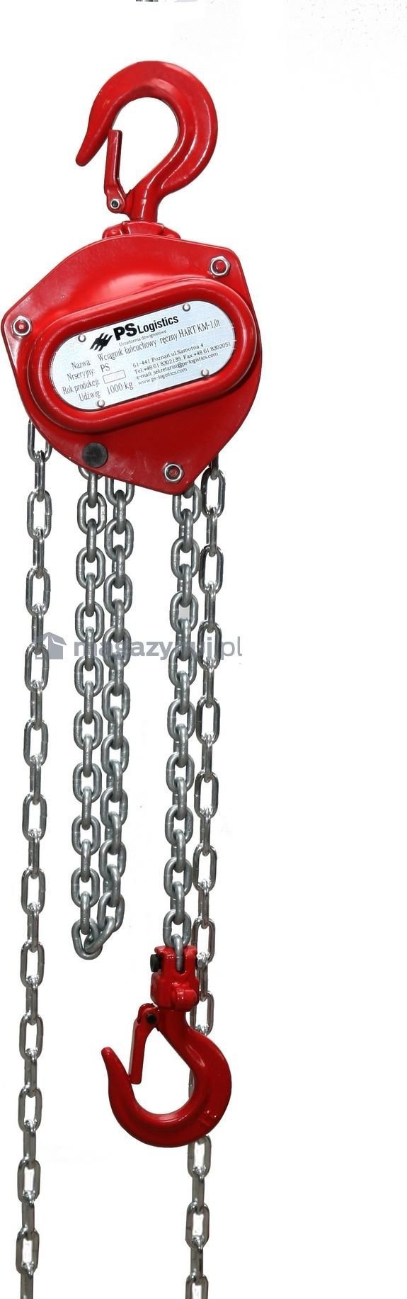 PS Lift Handkettenzug, Tragkraft 2000 kg (Länge 6 m)