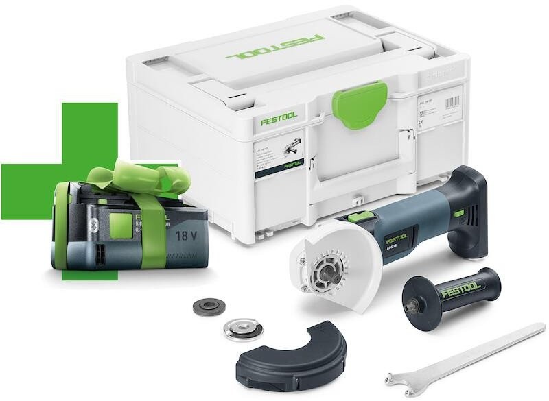 Festool Akku-Winkelschleifer AGC 18-125 EB-Basic-5,0 (578602) 1 x Akku 5 Ah