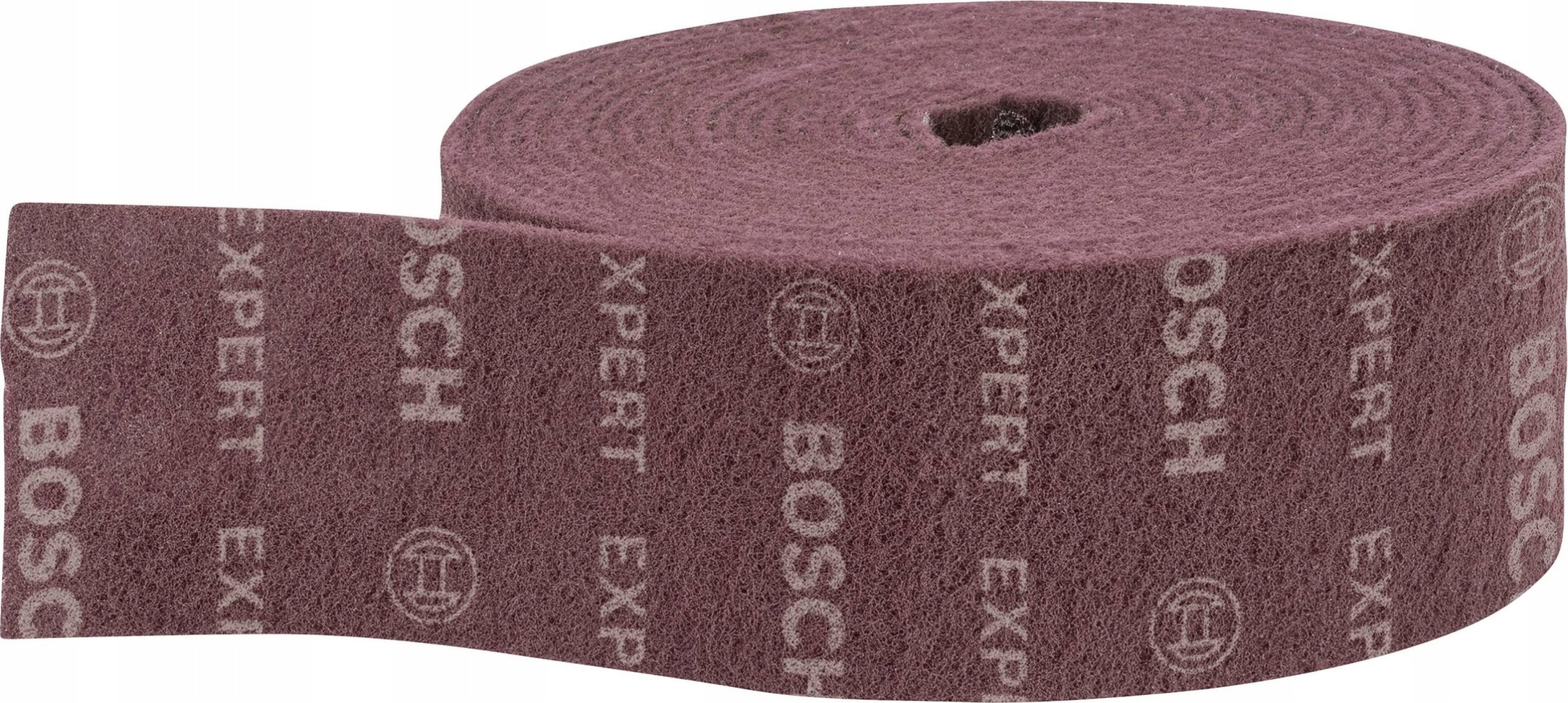 Bosch Expert Schleifrolle N880 Medium A, 115 mm x 10 m, Schleifblatt (rot, 10-Meter-Rolle, für den Handschliff)