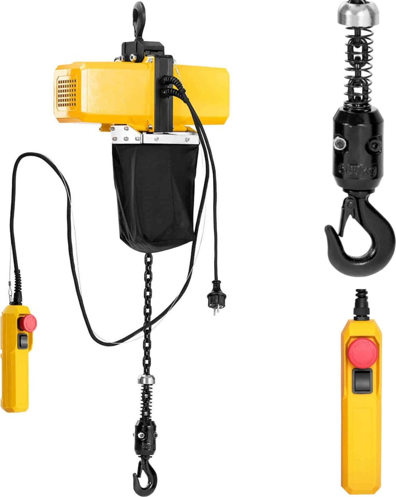 Steinberg Elektrische Kettenwinde für Werkstätten, 500 kg, 3 m Elektrische Kettenwinde für Werkstätten