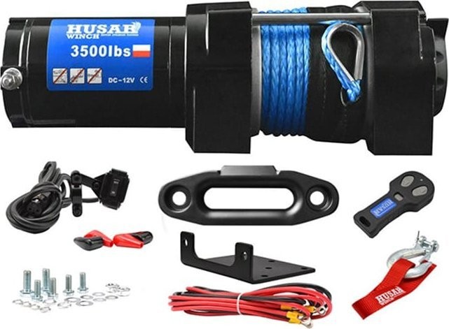 Husar Elektrische Seilwinde Husar BST 3500 lbs (1587 kg) Synthetikseil